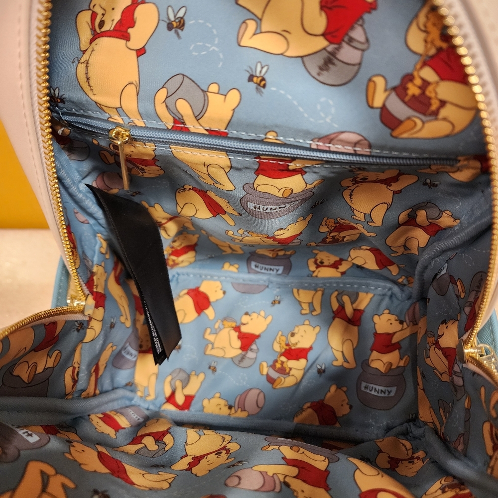 Loungefly Disney Winnie the Pooh Tear Snacks Hunny Pot Mini Backpack NEW - Picture 11 of 11